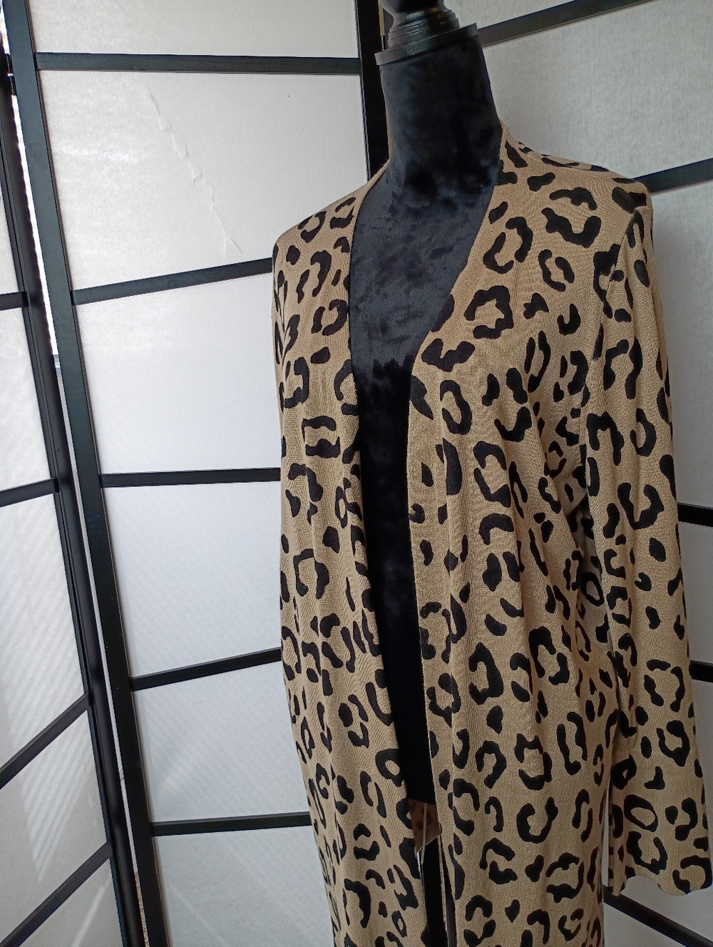 Leopard Print Cardigan